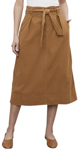 VELVET BY GRAHAM & SPENCER Women's Kennedy Cotton Corduroy Skirt, Clove