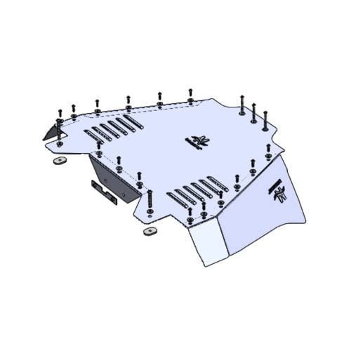 Anti-Theft Cat Shield Compatible With Toyota Tacoma 4Wd 4.0L, 2005-2015 By Miller Cat, Premium Grade Aluminum Catalytic Converter Protection #TOP3