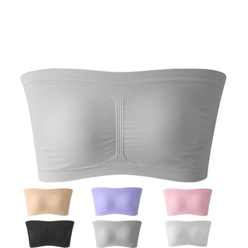 Herloving Bra, Supportive Bandeau Bra, Seamless Uplifting Wireless Bras, Non-Slip Multi-Way Strapless Bralette