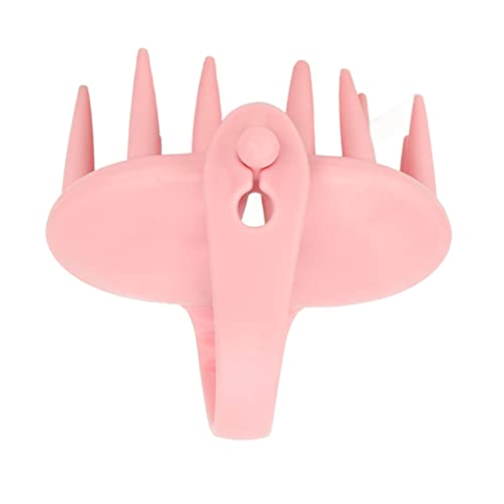 Portable Cleansing Bath Brush, Ergonomic Silicone Scrubber