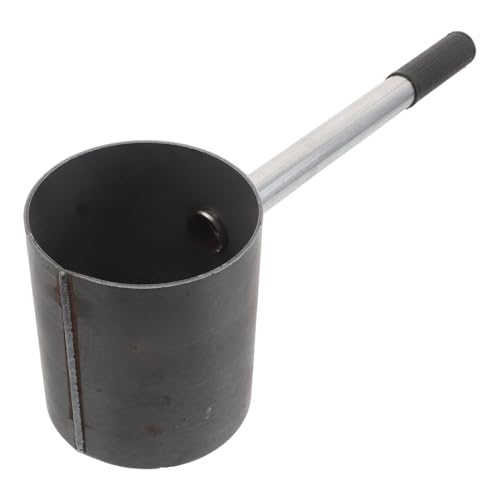 Didiseaon Encendedor de Carbón para Barbacoa de Acero Grueso Cubo de Encendido Portátil Diámetro 12 CM Altura 14 CM Cubo para Chimenea y Estufa Iniciador Fuego para Camping y Parrilla