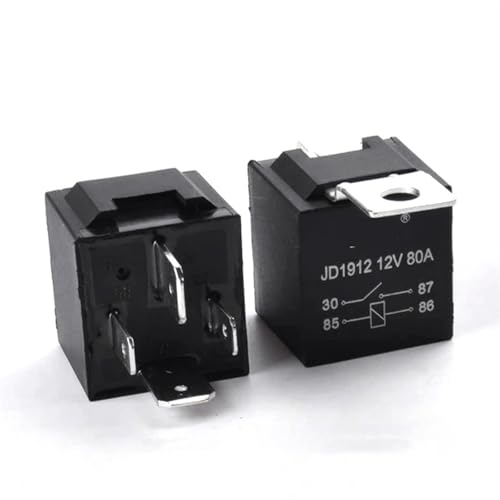 Relé 24V 80A JD1912 para instalar luces auxiliares y cabrestantes en camiones y caravanas
