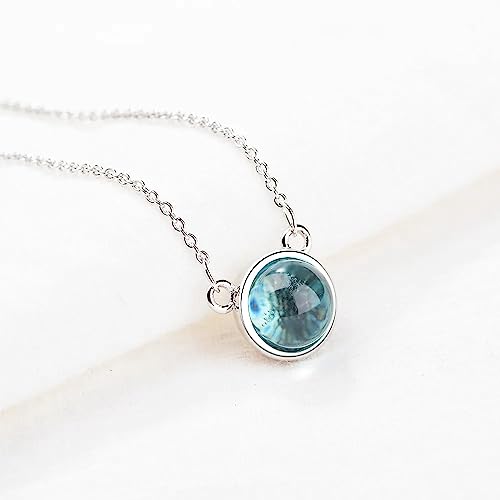 Collier pierre de lune argent 925 - Bijou de créateur chic - 3
