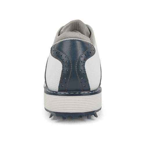 Image of Spikes Golf Shoes Men Professional Golf Shoes Waterproof Walking Footwears for Golfers Outdoor Gym Sneakers