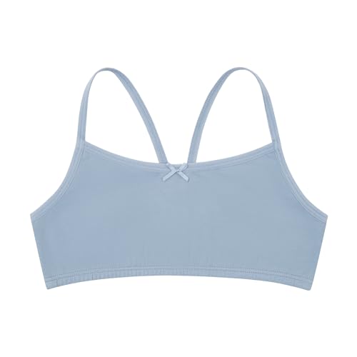 5 Pack Cotton Girls Training Bras - Racerback Crop Cami Training Bras for Girls4