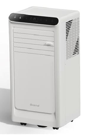 Portable Air Conditioner - 10,000 BTU, 3-in-1 Functionality (Cooling, Dehumidifier, Fan), Built-In Dehumidifier & Fan, 24H Timer, Remote Control, Cools Rooms Up to 450 Sq.Ft, Ideal for Home