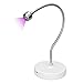 UV LED Light, 3W Flexible Gooseneck Lamp 60S Timing UV Lamp Flash Cure Light with USB Mini Desk Light Clamp Nail Lamp for UV Gel Nail, UV Glue Curing, Blacklight Party, Resin Art