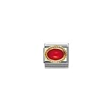 koralle golden torch  Nomination Composable Damen-Bead Classic Randelung 18-K-Gold Koralle Rot 030507/11