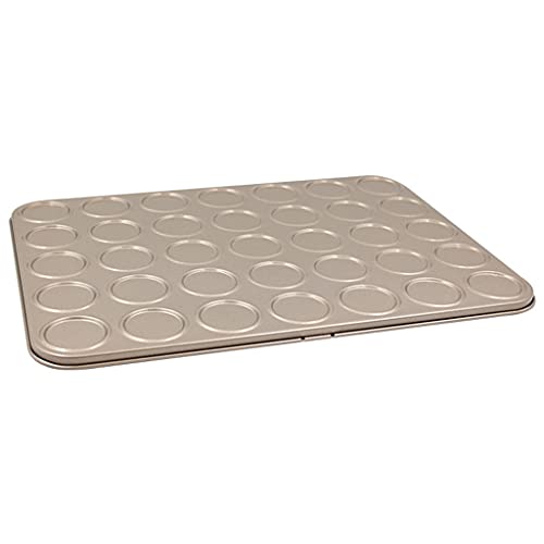 Plaque de cuisson au four antiadhésive avec 35 empreintes pour macarons ronds - 2