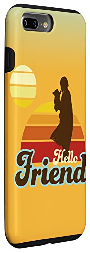 Coque iPhone 7 Plus / 8 Plus Star Wars The Mandalorian Mando et Grogu - 3