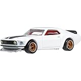 ホットウィール(Hot Wheels) ワイルド・スピード - 1969 フォード マスタング ボス 302 乗り物おもちゃ ミニカー 3歳から ホワイト HYP71