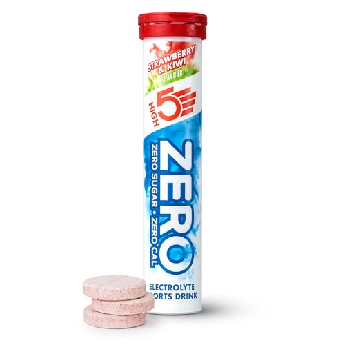 HIGH5 ZERO Electrolyte Tablet - Hydration Tablets Enhanced with Vitamin C - 0 Calories & Sugar Free - Boost Hydration Performance & Wellness - Strawberry & Kiwi 20 Tablets (20x Pack of 1)