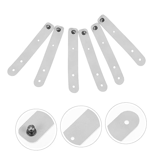 TEHAUX 6 piezas Organizador de cables de cuero para gestión de cables miniatura 5