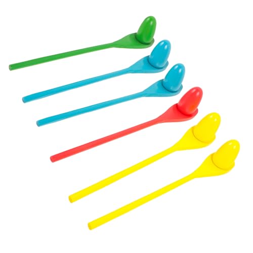 Juego de equilibrio con cucharas y balones de madera para niños y adultos Kisangel