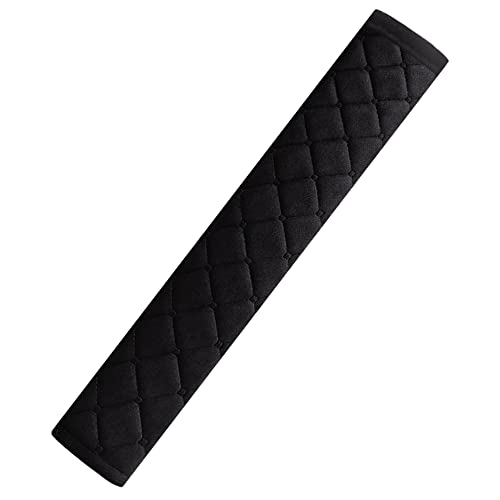 HighnessHwoo Extra Long Seatbelt Covers for Adults Kids Women & Men, Soft Car Seat Belt Strap Cushion for Sedan, SUV, Trucks, Shoulder Neck Chest Protector Pads, Auto Accessories, 1pc, Black, 15.5in - Image 4