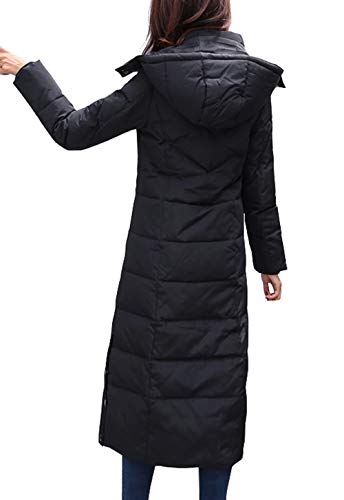 over knee down coat