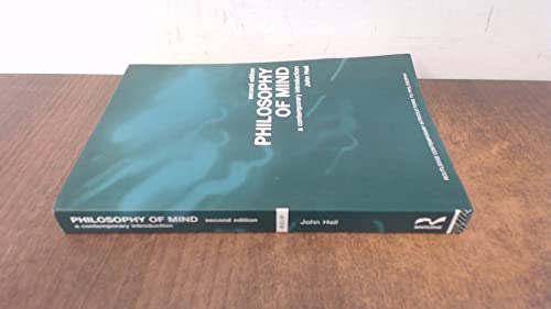 Philosophy of Mind: A Contemporary Introduction (Routledge Contemporary Introductions to Philosophy)