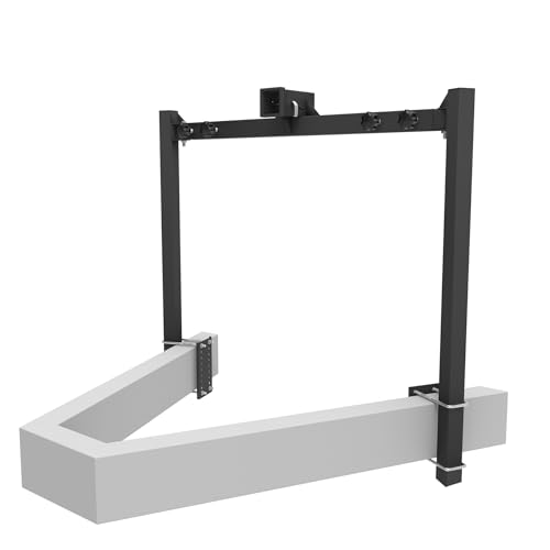 Neorexon Letto a castello con telaio ad A per rimorchio, telaio regolabile, può contenere fino a 45,4 kg, portabici per camper e rimorchi da viaggio, nero