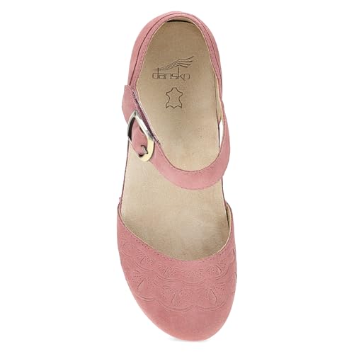 Image of Dansko Mae Mary Jane for Women - Dual-Density Cork /EVA Midsole and Lightweight Rubber Outsole Provide Durable and Comfortable Ride on Patented Stapled Construction