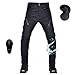 Produktbild oFzimTo Motorradhose Herren mit Protektoren, wasserdichte Motorrad Hosen Herren, Cargo Motorradbekleidung für Alle Jahreszeiten (Schwarze,XL)