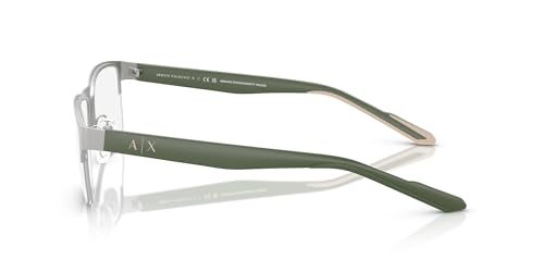 Image of Armani Exchange mens Ax1068 Rectangular Prescription Eyewear Frames
