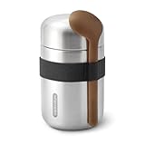 Flasque anti-fuite : Cette flasque alimentaire isotherme compacte a été fabriquée en acier inoxydable. Étanche et hermétique, elle est parfaite pour manger sur le pouce. Emportez-la partout grâce à son couvercle anti-déversement à visser