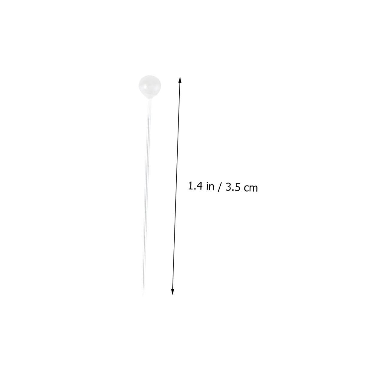 Alfileres con Cabeza de Imitación de Perla, 480 Piezas de 3 Mm | Acero Resistente al Óxido y Plástico, para Manualidades y Fiesta, Presentación en Pack de 480 Unidades