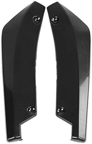 Car Side Skirts for MG HS 2018 2019 2020 2021 2022 2023, ABS Glossy Black Car Lower Bumper Lip Splitter Side Skirt Extension Anti Scratch Car Exterior Accessories,rear-black