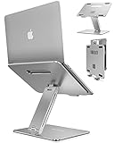AboveTEK Laptop Stand, Adjustable Portable Computer Riser, Ergonomic Aluminum Notebook Desktop...