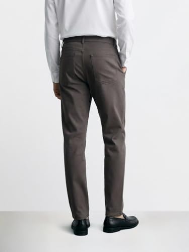 Image of The Indian Garage Co Men Mid-Rise Stretchable Regular Fit Chinos