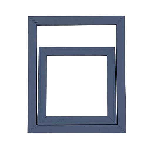- Set di accessori per fotografia stile nordico semplice con cornice in legno decorazione da tavolo per gioielli trucco cibo piccola borsa blu scuro