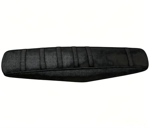 Housse de siège Yozma IN10 en PVC noir antidérapante et imperméable pour moto