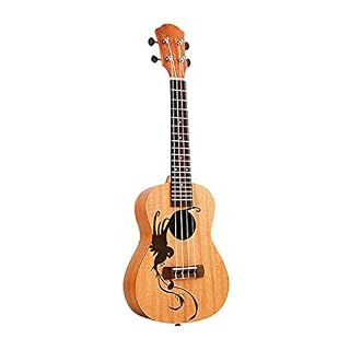 23 inch Ukulele Mahogany Concert Ukulele Hawaiian Bird Pattern 4 Strings Small Guitar Musical Instruments Gifts - Les Beatles, Paul McCartney, John Lennon, RIngo Starr, George Harrison