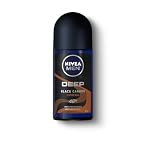 Nivea Roll On Deodorant Deep Espresso 50ml, With Black Carbon and sensual scent of espresso, For dry and clean skin feel, Powerful protection against bacteria, Long-lasting fragrance, Pack of 1