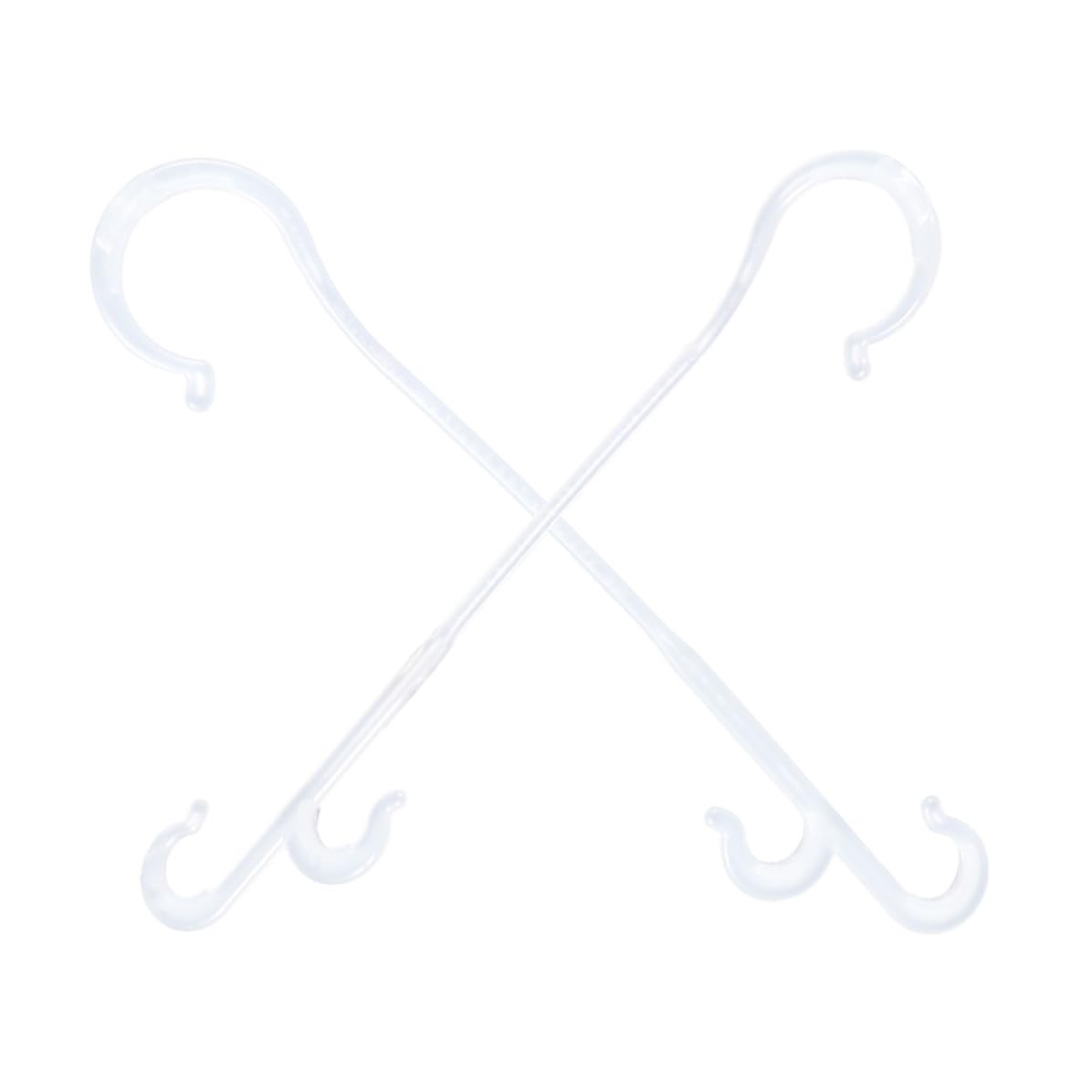 BESTonZON 850 Pezzi Gancio per Coltivazione Piante in Nylon Bianco