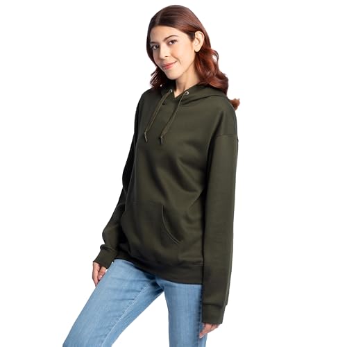 Image of Fruit of the Loom Men's Eversoft Fleece Pullover Hooded Sweatshirt, Moisture Wicking & Breathable