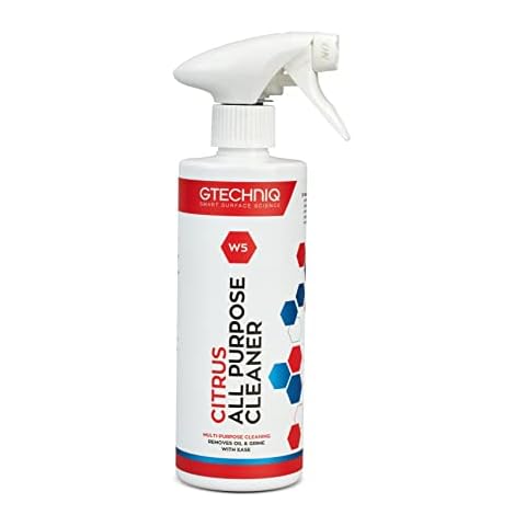 Gtechniq W5 All Purpose Cleaner - Car Degreaser Spray for Oil, Grease and Stain Remover. Suitable for Most Surfaces and Car Wheel Cleaner, 100% Biodegradable Car Cleaning Products. 500ml Cover