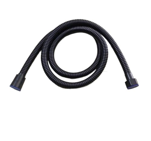 Flexo Ducha,Recambio Manguera Ducha Manguera De Ducha Flexible De Acero Inoxidable De Color Blanco De 1,5 M 2 M(Black,150cm)