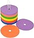 Generisch Markierungsscheiben Set – 60 Stück in 6 Farben – Trainingshilfe für Kinder & Sport – Flache Markierungsteller – Discs für Schule, Training & Spielplatz