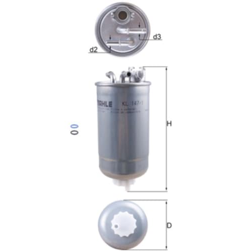Filtro Carburante Knecht Kl 147/1D - 3