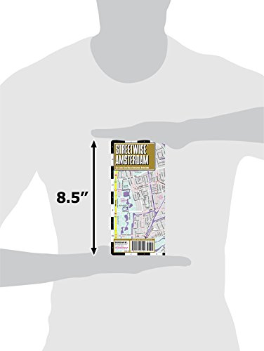 Streetwise Amsterdam: City Center Street Map of