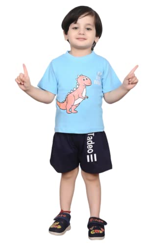 Image of TADEO T-shirt & Shorts Set for Boys | Top & Bottom Set for Kids | 2 Pc Set for Children | Coordinate Set for Toddlers | All