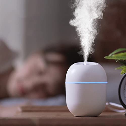 Mini humidificador ultrasónico portátil 220ml color azul miniatura 5