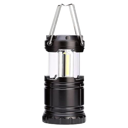 Iluminación de emergencia para cortes de energía, luz de camping alimentada por pilas, linterna LED de camping para el hogar, lámpara impermeable que funciona con pilas para uso en interiores y