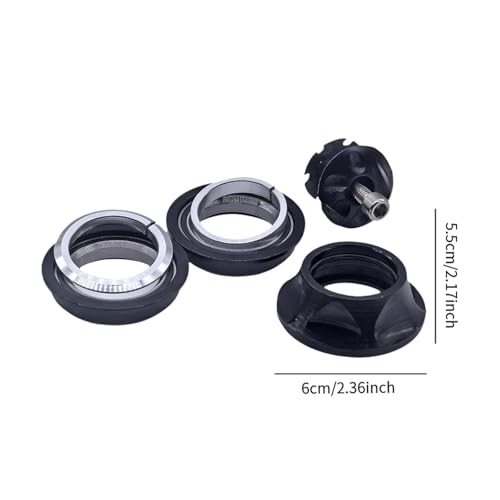 Yiju Mountain Bike Headset,Tapered Headset,Front Fork Stem Headset Replacement,Cycling Accessory,Outdoor Sports, Black