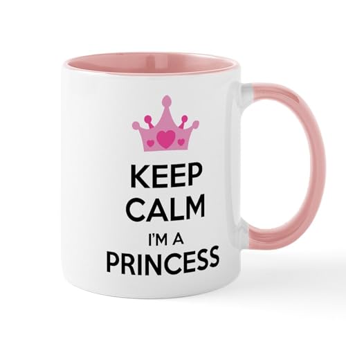 Image of CafePress Keep Calm I'm A Princess Mug 11 oz (325 ml) Ceramic Coffee Mug
