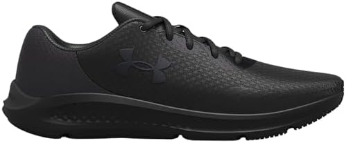 Under Armour Men's Charged Pursuit 3 Road Running Shoe, Black (002
