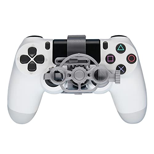 DAVITU Electronics Video Games Replacement Parts and Accessories - Computer Racing Game Handle Steering Wheel Simulation Simulation Driver For PS4 Oka Horizon - (Color: Silver)