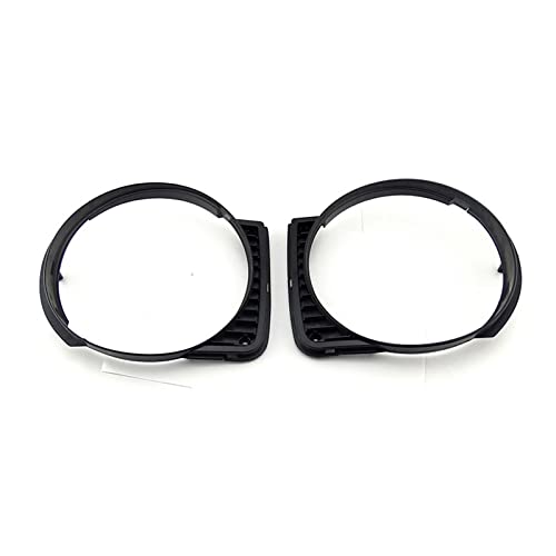 HOSKEL Par främre strålkastare Lampa Surround Grill Ring Grill Kit Kompatibel med VW Golf MK1 1974-1985 / Kanin/Caddy MK1