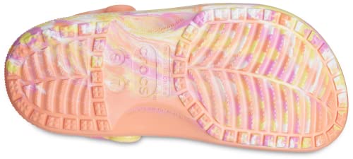 Crocs Zoccolo Marmorizzato Classico Unisex, Papaya...